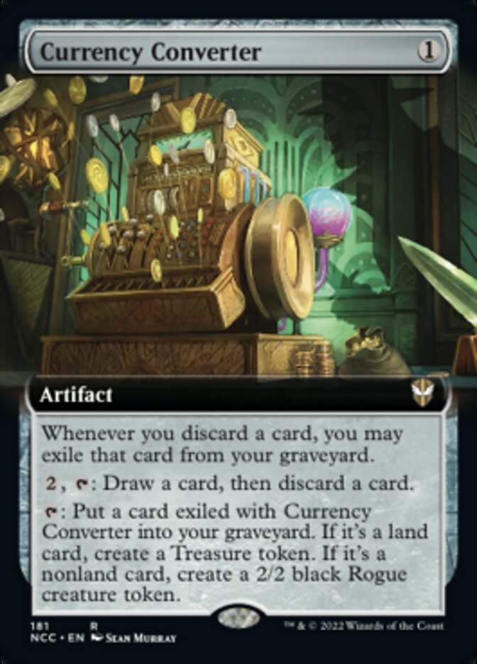 Currency Converter (Extended Art) [Streets of New Capenna Commander] | Odin's Place