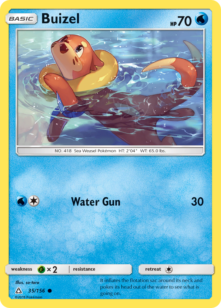 Buizel (35/156) [Sun & Moon: Ultra Prism] | Odin's Place