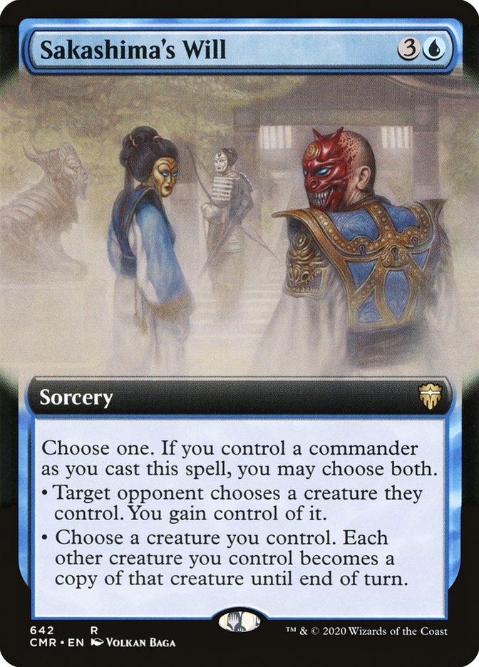 Sakashima's Will (Extended Art) [Commander Legends] | Odin's Place