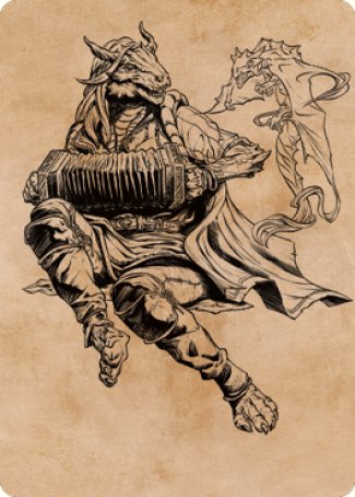Korlessa, Scale Singer Art Card [Commander Legends: Battle for Baldur's Gate Art Series] | Odin's Place