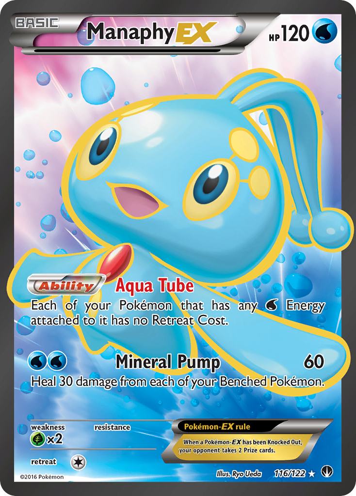 Manaphy EX (116/122) [XY: BREAKpoint] | Odin's Place
