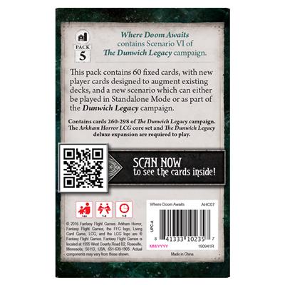 CL ARKHAM HORROR LCG: WHERE DOOM AWAITS | Odin's Place