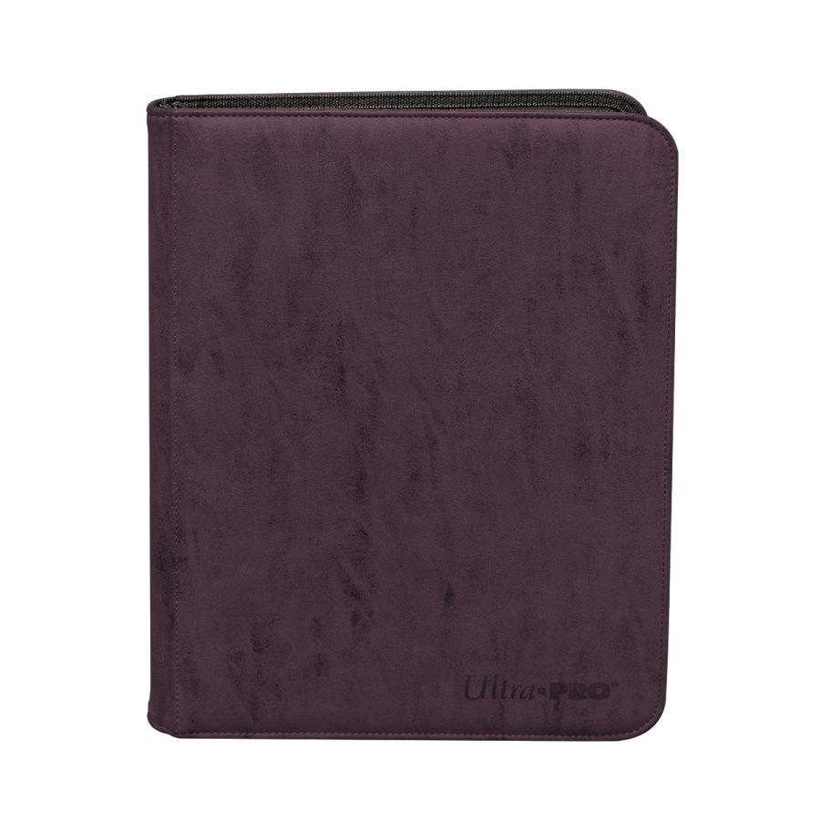Ultra Pro Suede Collection 9 Pocket Zippered Pro-Binder - Amethyst | Odin's Place