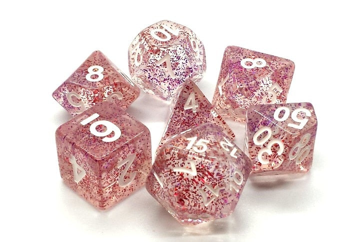 Old School Dice Particles Array of Stars Poly 7 Set | Odin's Place
