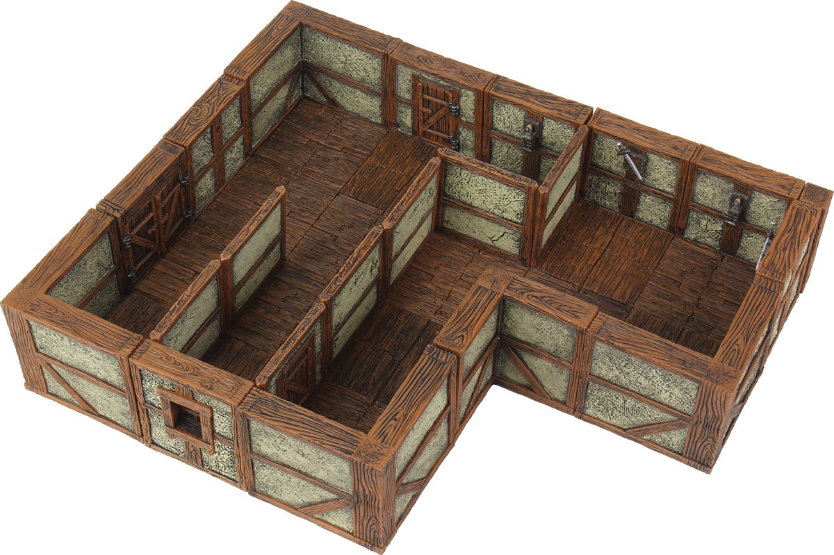 Wizkids Warlock Tiles: Dungeon Tiles II - Full Height Plaster Walls | Odin's Place