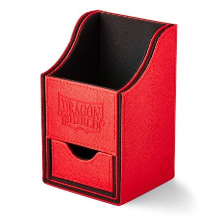 Dragon Shields Nest Plus Red and Black Deck Box | Odin's Place