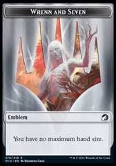 Human // Wrenn and Seven Emblem Double-Sided Token [Innistrad: Midnight Hunt Tokens] | Odin's Place