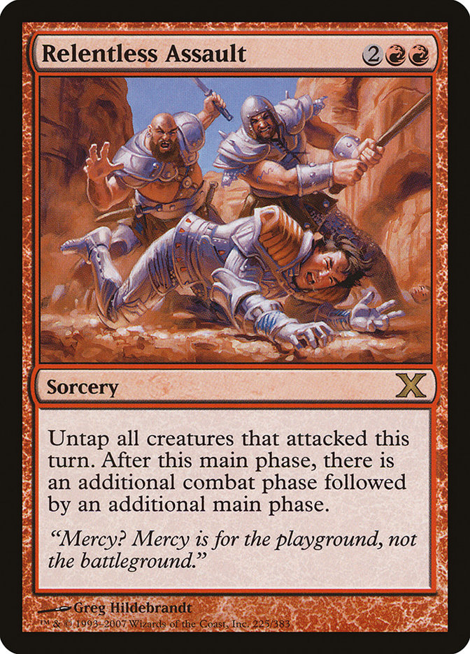 Relentless Assault (225) [Tenth Edition] | Odin's Place