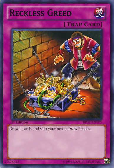 Reckless Greed [BP02-EN175] Rare | Odin's Place