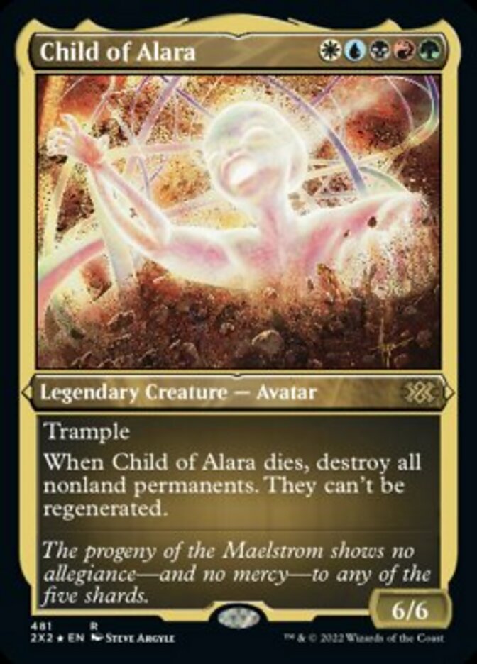 Child of Alara (Foil Etched) [Double Masters 2022] | Odin's Place