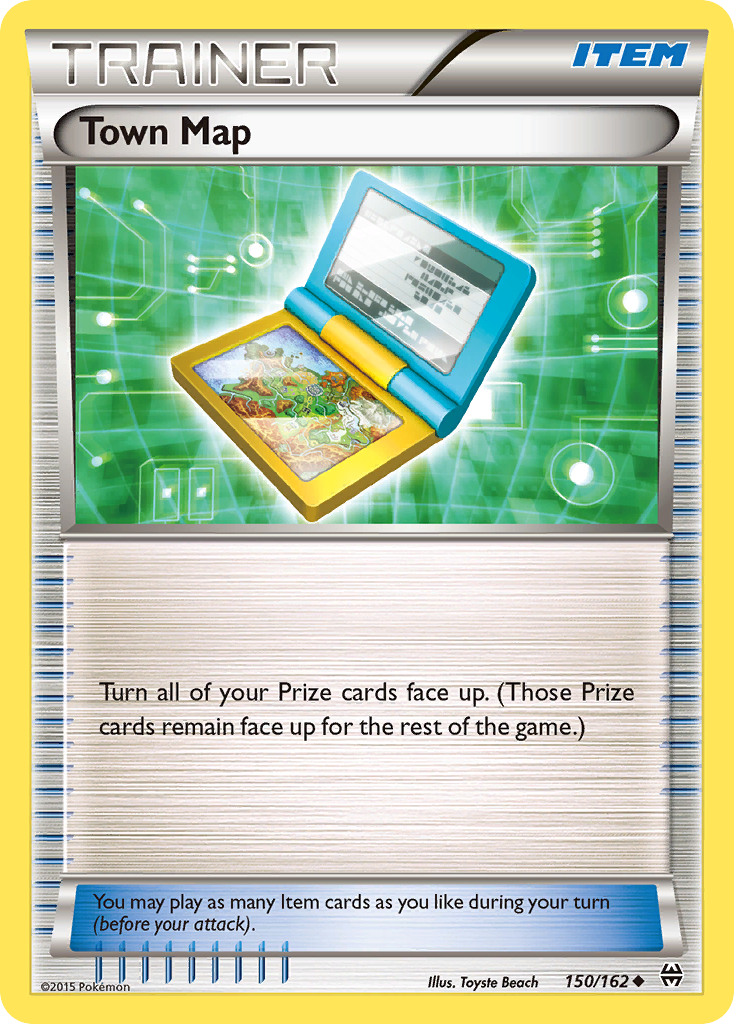 Town Map (150/162) [XY: BREAKthrough] | Odin's Place