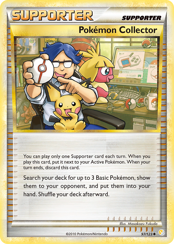 Pokemon Collector (97/123) [HeartGold & SoulSilver: Base Set] | Odin's Place