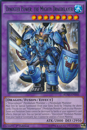 Dinoster Power, the Mighty Dracoslayer [BOSH-EN046] Rare | Odin's Place
