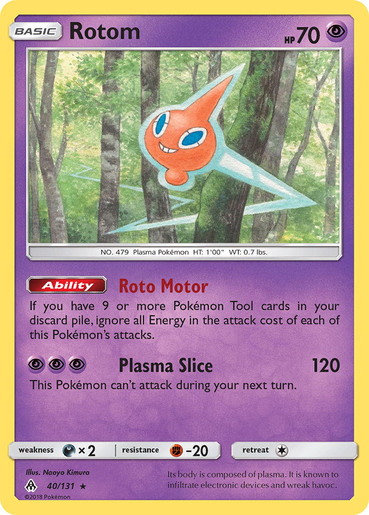 Rotom (40/131) [Sun & Moon: Forbidden Light] | Odin's Place