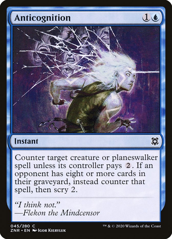 Anticognition [Zendikar Rising] | Odin's Place