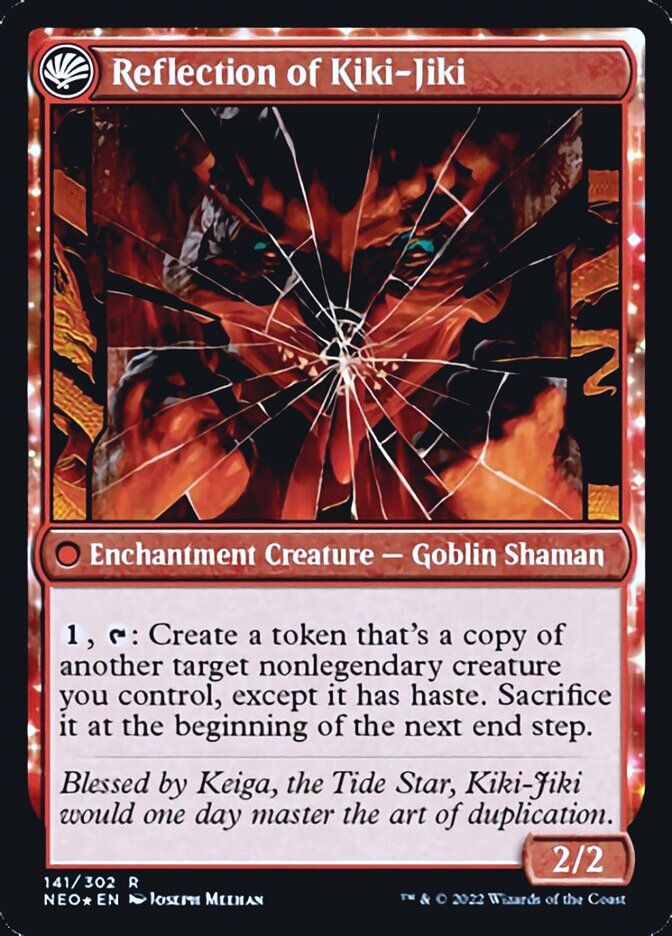 Fable of the Mirror-Breaker // Reflection of Kiki-Jiki [Kamigawa: Neon Dynasty Prerelease Promos] | Odin's Place