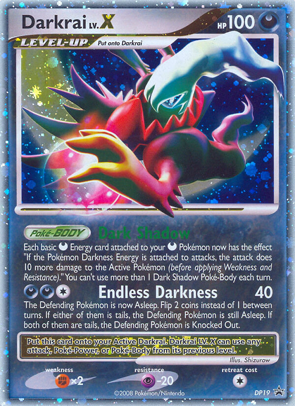 Darkrai LV.X (DP19) [Diamond & Pearl: Black Star Promos] | Odin's Place