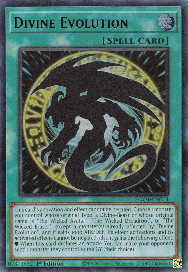 Divine Evolution [EGO1-EN004] Ultra Rare | Odin's Place