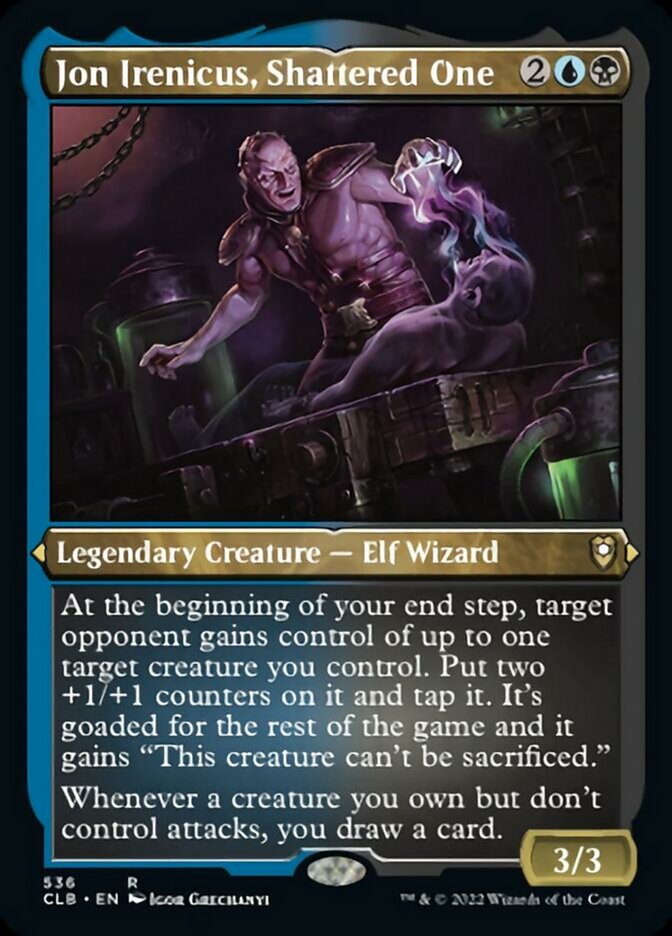 Jon Irenicus, Shattered One (Foil Etched) [Commander Legends: Battle for Baldur's Gate] | Odin's Place