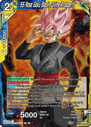 SS Rose Goku Black, Divine Prosperity (P-206) [Mythic Booster] | Odin's Place
