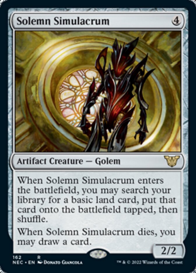 Solemn Simulacrum [Kamigawa: Neon Dynasty Commander] | Odin's Place