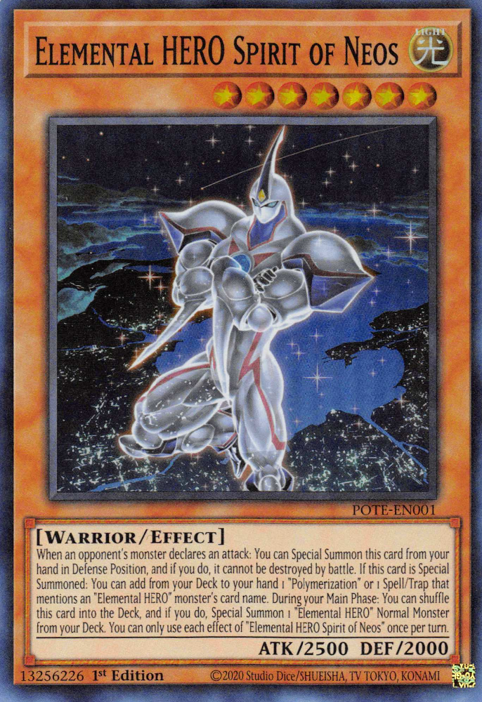 Elemental HERO Spirit of Neos [POTE-EN001] Super Rare | Odin's Place