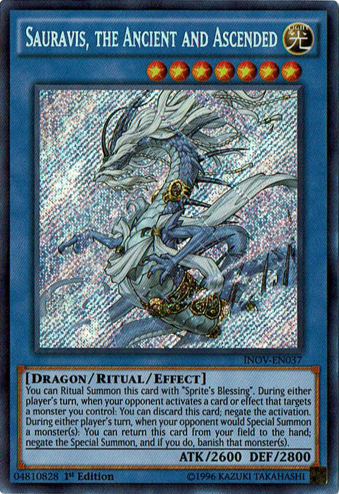 Sauravis, the Ancient and Ascended [INOV-EN037] Secret Rare | Odin's Place