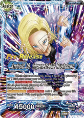 Android 18 // Android 18, Impenetrable Rushdown (BT20-023) [Power Absorbed Prerelease Promos] | Odin's Place