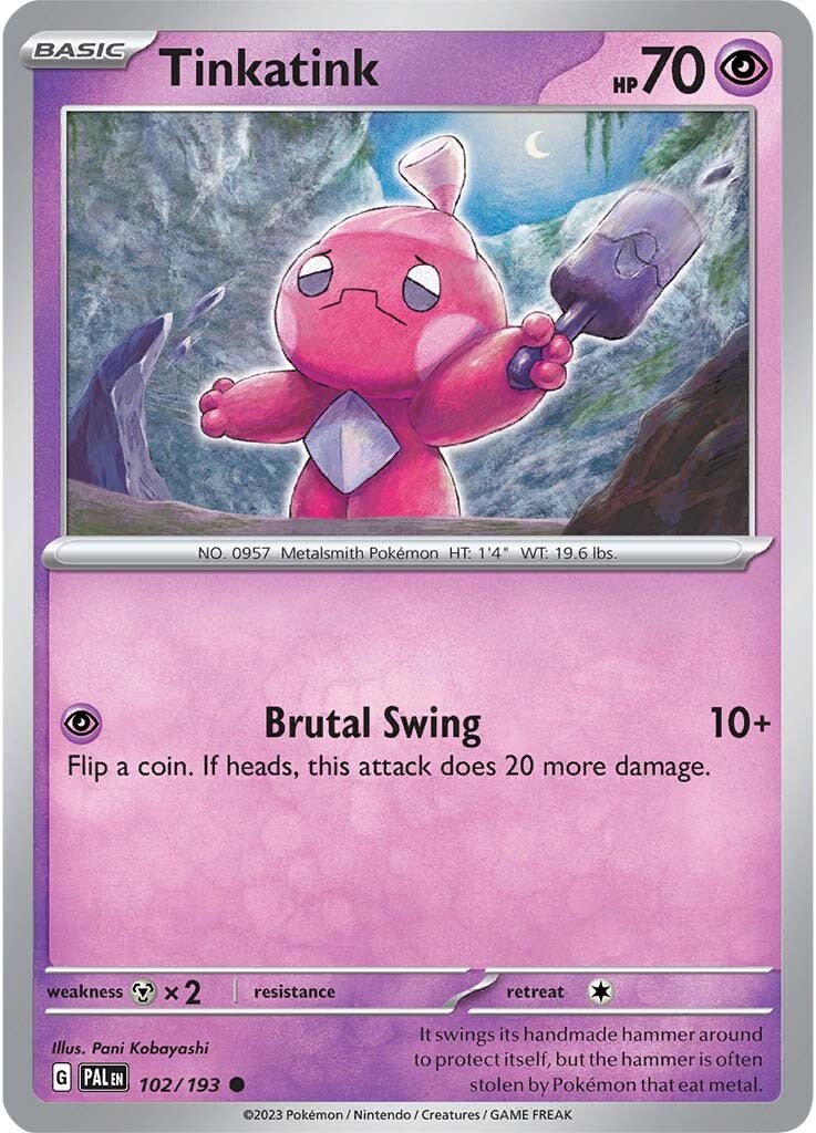 Tinkatink (102/193) [Scarlet & Violet: Paldea Evolved] | Odin's Place
