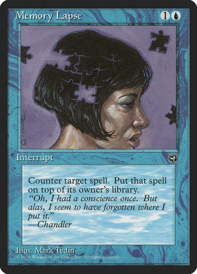 Memory Lapse (Chandler Flavor Text) [Homelands] | Odin's Place