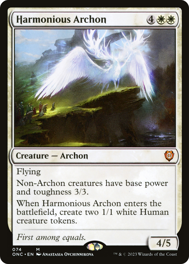 Harmonious Archon [Phyrexia: All Will Be One Commander] | Odin's Place