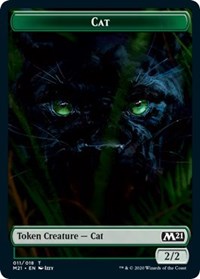 Cat (011) // Dog Double-Sided Token [Core Set 2021 Tokens] | Odin's Place