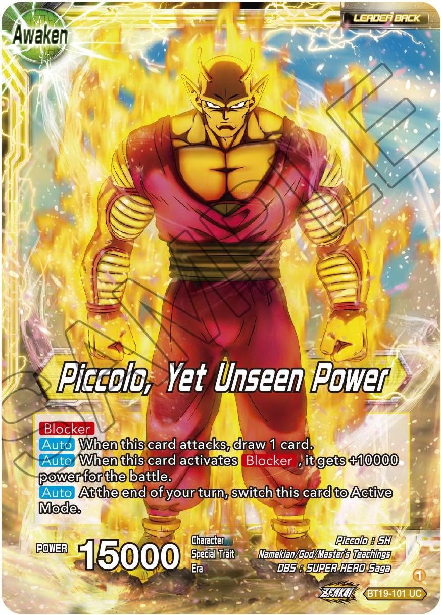 Piccolo // Piccolo, Yet Unseen Power (BT19-101) [Fighter's Ambition] | Odin's Place