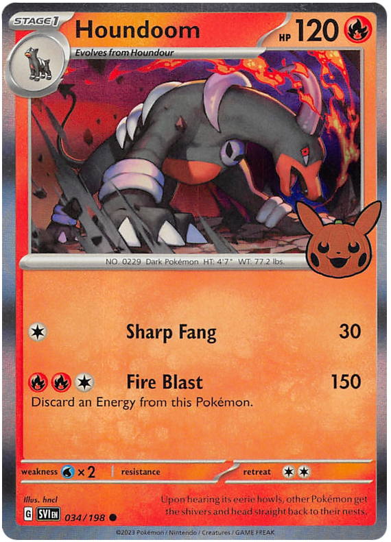 Houndoom (034/198) [Trick or Trade 2023] | Odin's Place
