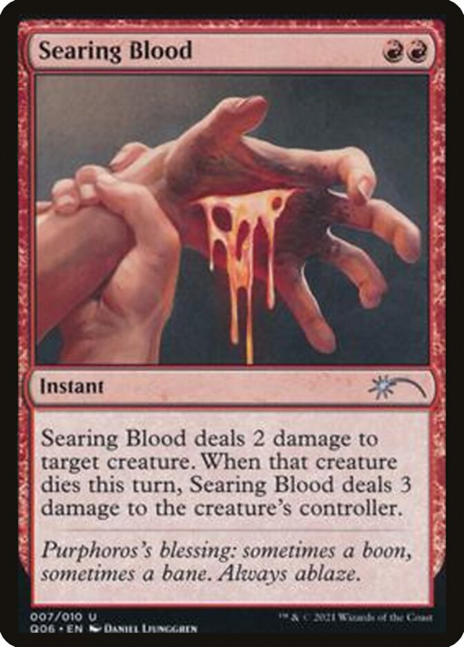 Searing Blood [Pioneer Challenger Decks 2021] | Odin's Place