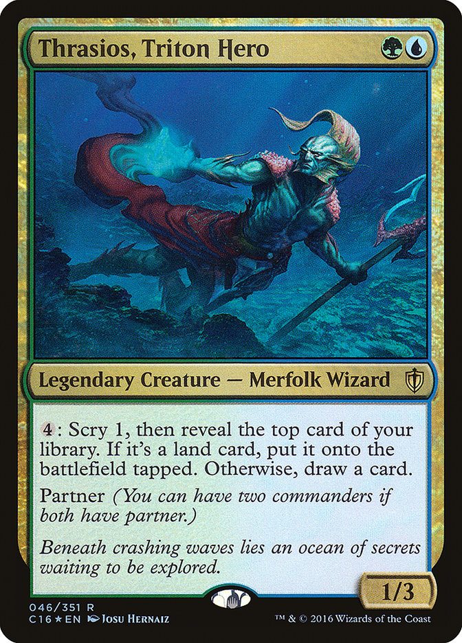 Thrasios, Triton Hero (46) [Commander 2016] | Odin's Place