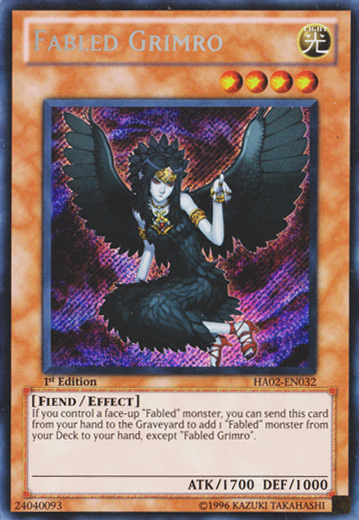Fabled Grimro [HA02-EN032] Secret Rare | Odin's Place