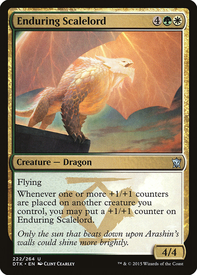 Enduring Scalelord (222) [Dragons of Tarkir] | Odin's Place