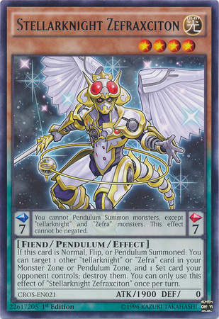 Stellarknight Zefraxciton [CROS-EN021] Rare | Odin's Place