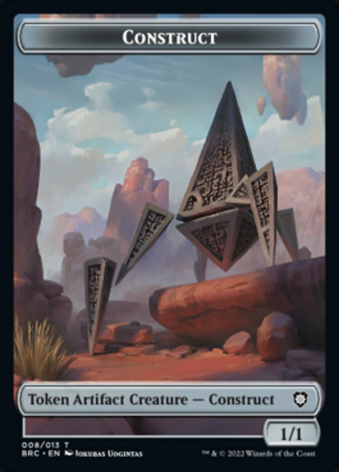 Construct (008) // Goat Double-Sided Token [The Brothers' War Commander Tokens] | Odin's Place