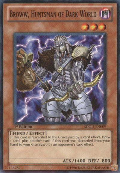Broww, Huntsman of Dark World [SDGU-EN009] Common | Odin's Place