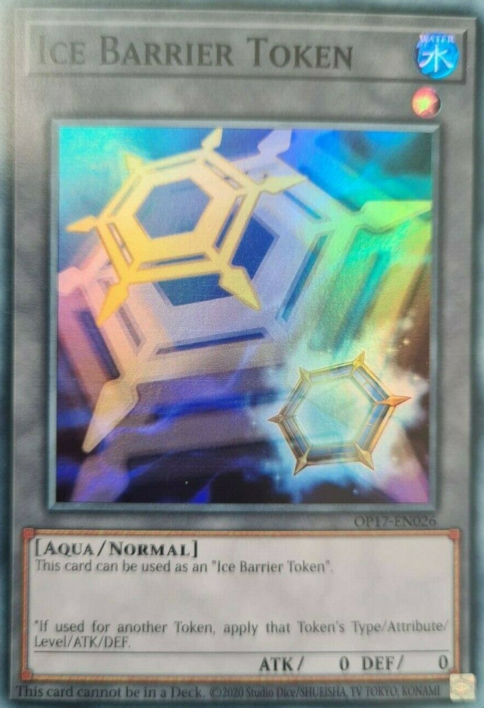 Ice Barrier Token [OP17-EN026] Super Rare | Odin's Place