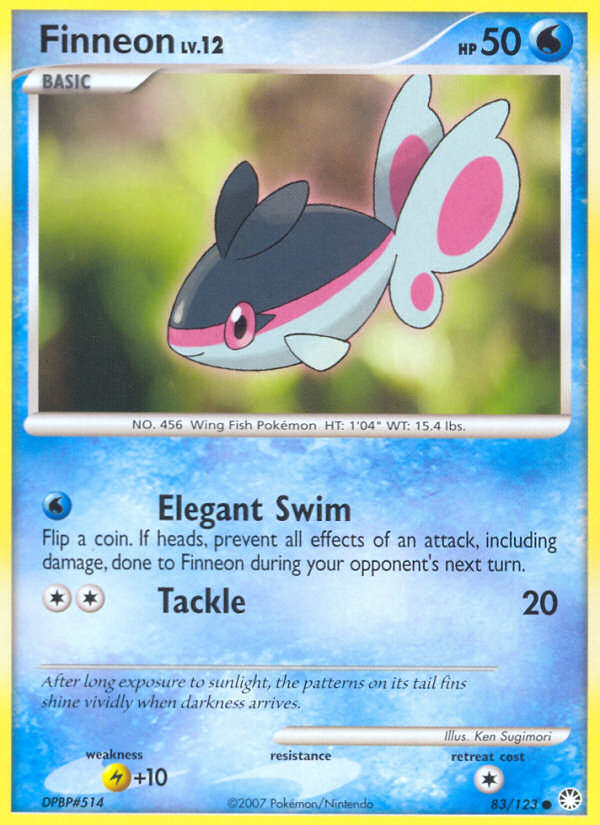 Finneon (83/123) [Diamond & Pearl: Mysterious Treasures] | Odin's Place