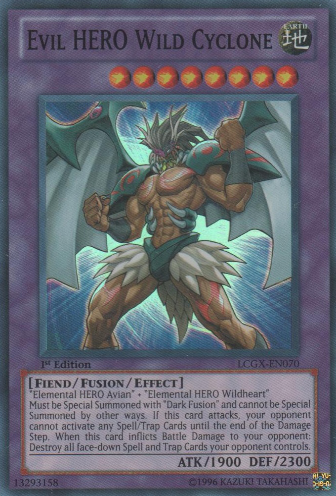 Evil HERO Wild Cyclone [LCGX-EN070] Super Rare | Odin's Place