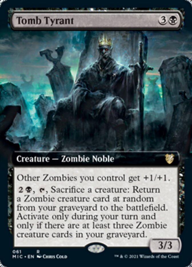 Tomb Tyrant (Extended Art) [Innistrad: Midnight Hunt Commander] | Odin's Place