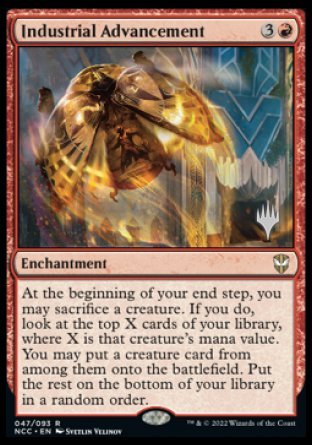 Industrial Advancement (Promo Pack) [Streets of New Capenna Commander Promos] | Odin's Place