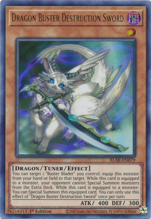 Dragon Buster Destruction Sword [BLAR-EN079] Ultra Rare | Odin's Place