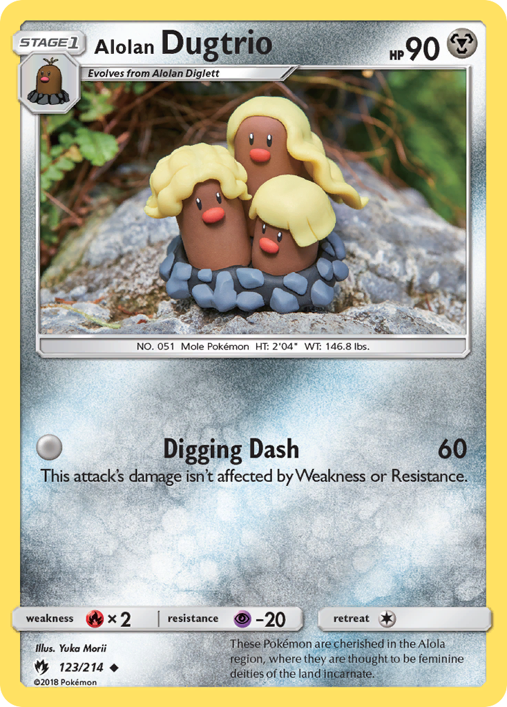 Alolan Dugtrio (123/214) [Sun & Moon: Lost Thunder] | Odin's Place