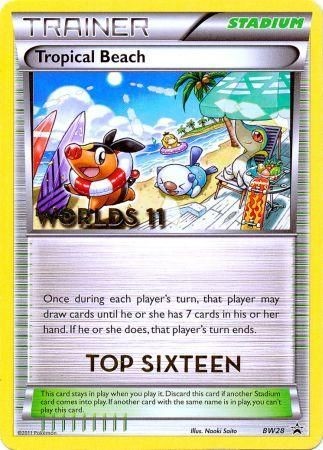 Tropical Beach (BW28) (Top 16) [Black & White: Black Star Promos] | Odin's Place