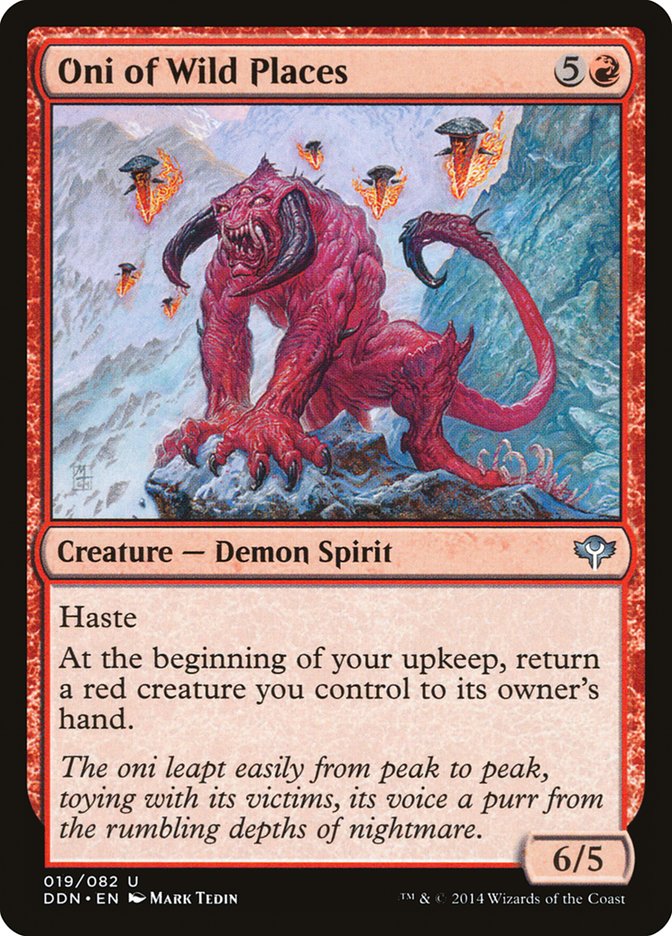 Oni of Wild Places (19) [Duel Decks: Speed vs. Cunning] | Odin's Place